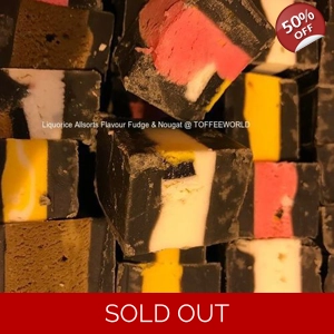 Liquorice Allsorts Flavour Fudge & Nougat The Fudge Factory